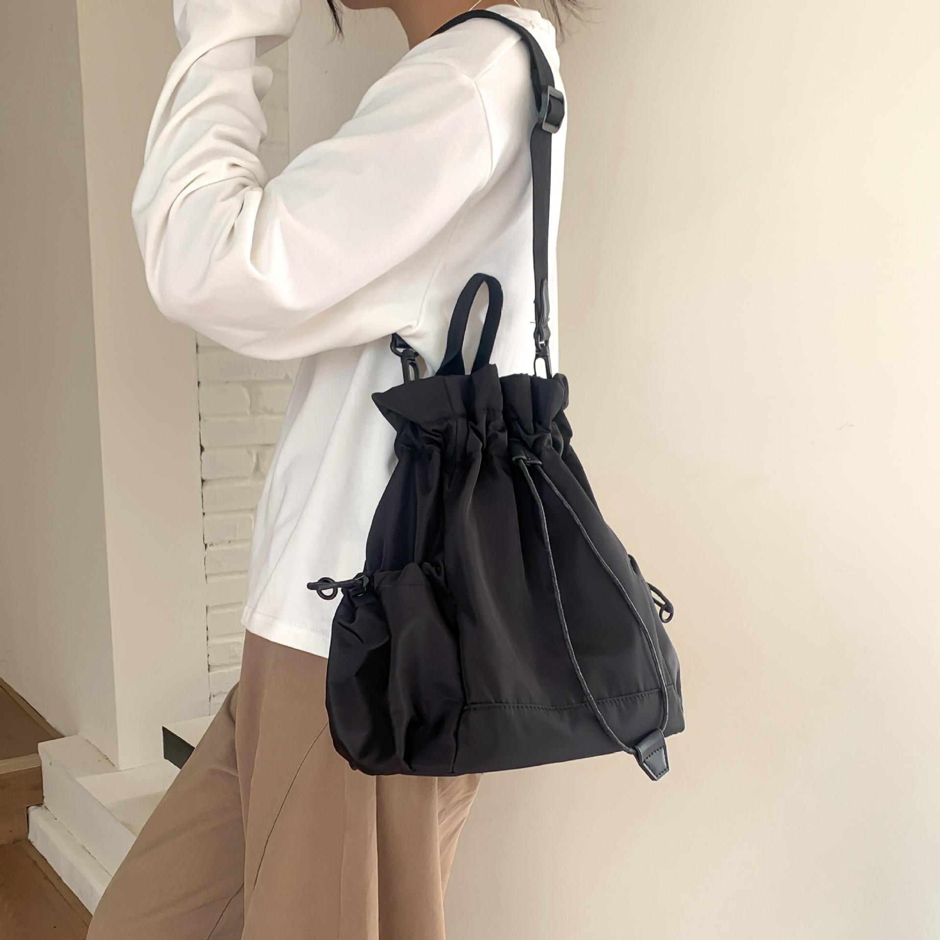 Multi-function Drawstring Buck - Canvas Backpack Casual incelemesi ve fiyatı
