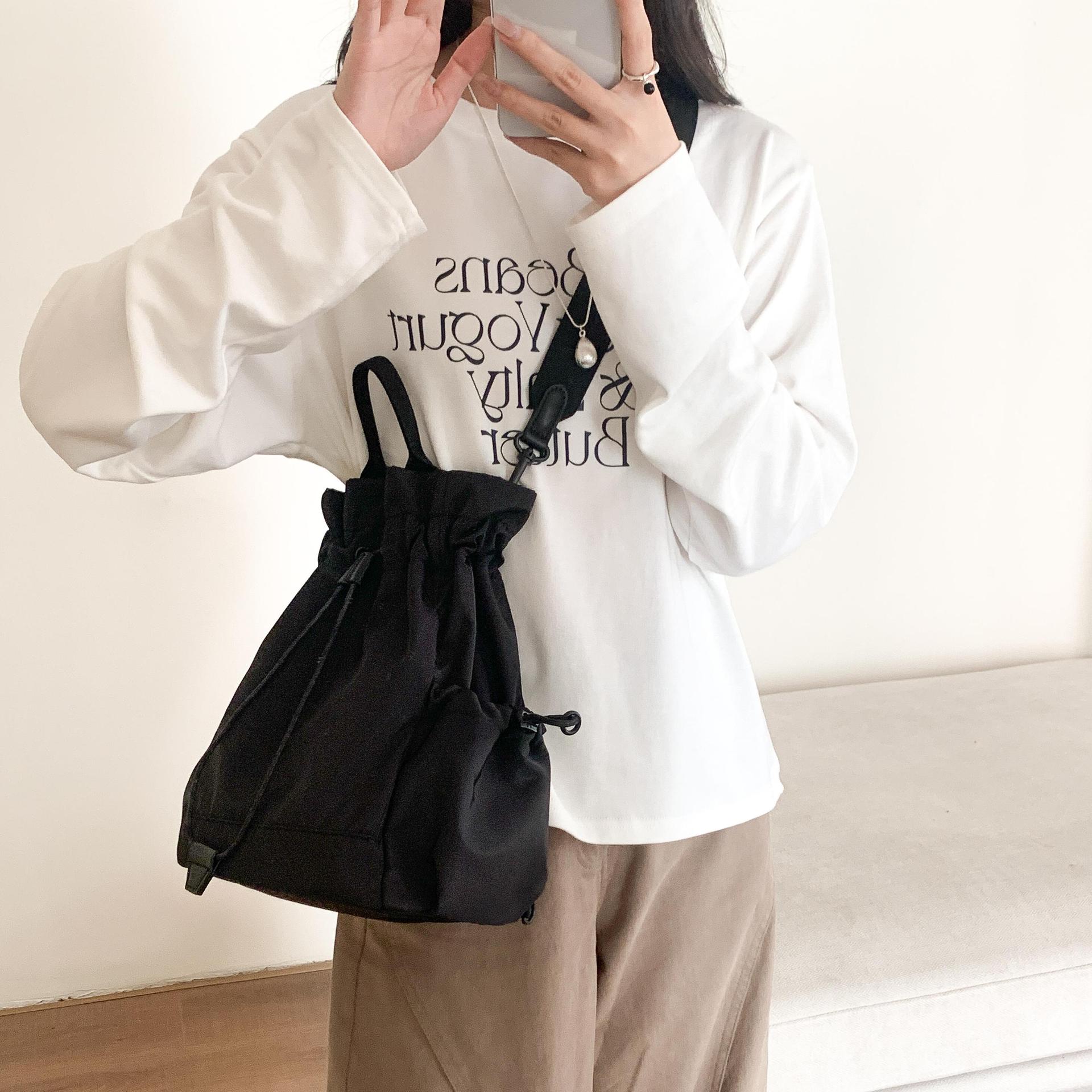 Multi-function Drawstring Buck - Canvas Backpack Casual incelemesi ve fiyatı