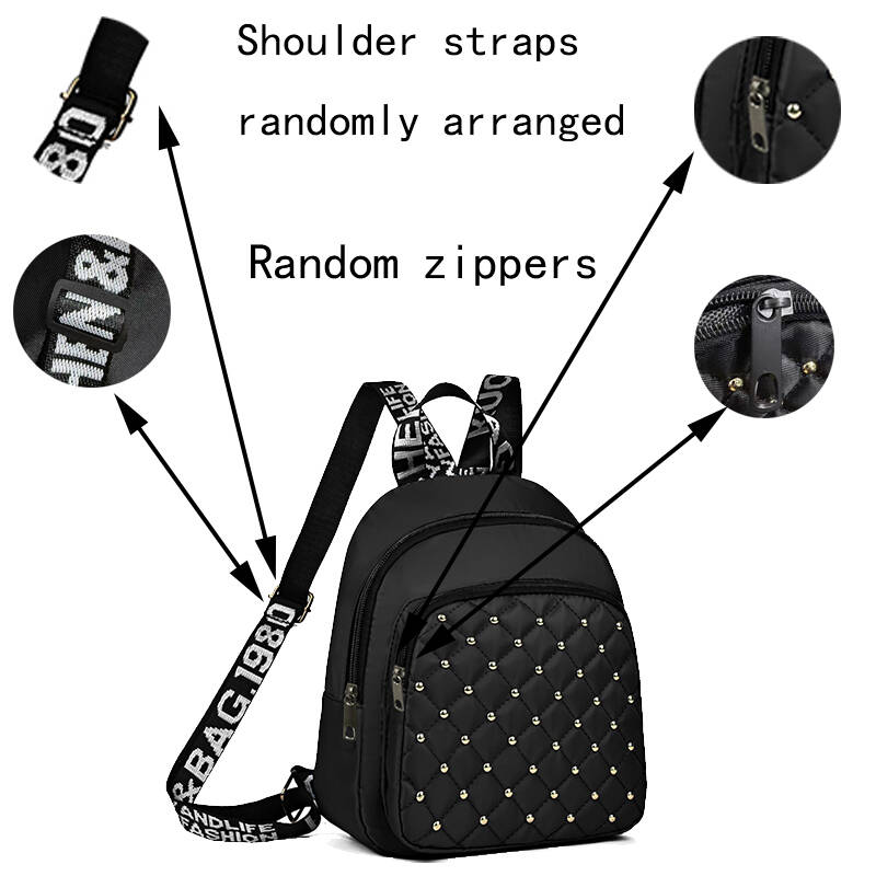 Chic Stylish Studded Backpack  - Canvas Backpack Casual incelemesi ve fiyatı