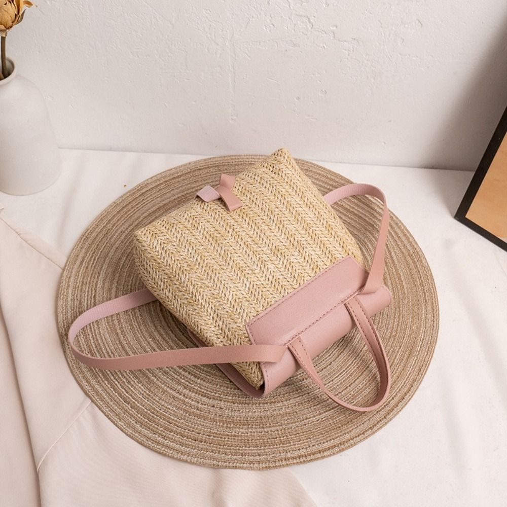Fashion PU Leather Straw Backp - Leather Backpack Vintage incelemesi ve fiyatı